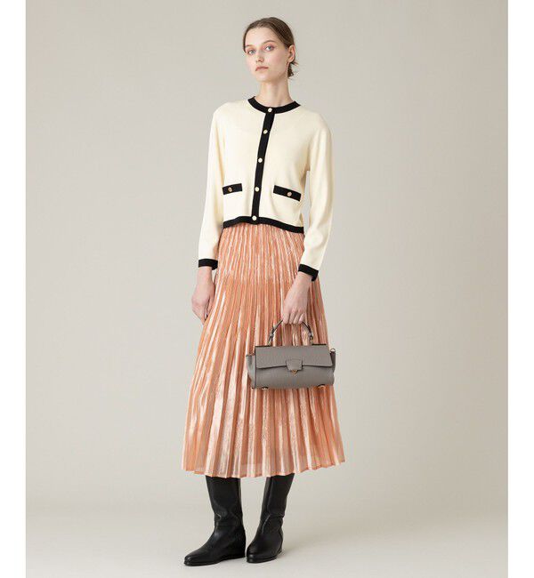 LOULOU WILLOUGHBY「◇【LOULOU WILLOUGHBY】バイカラーコンパクトカーディガン」|カーディガン|