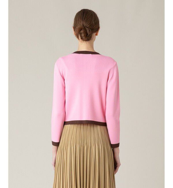 LOULOU WILLOUGHBY「◇【LOULOU WILLOUGHBY】バイカラーコンパクトカーディガン」|カーディガン|