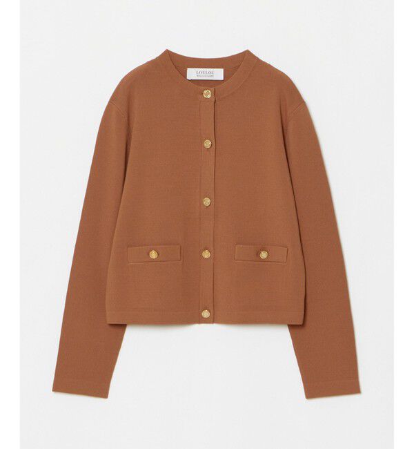 LOULOU WILLOUGHBY「◇【LOULOU WILLOUGHBY】バイカラーコンパクトカーディガン」|カーディガン|