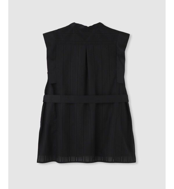 allureville「カラミストライプ切替ブラウス」|シャツ・ブラウス|