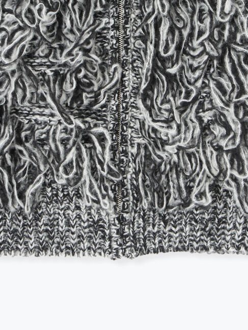 Te chichi「ループ編みコンパクトジップベスト」|ニット・セーター|