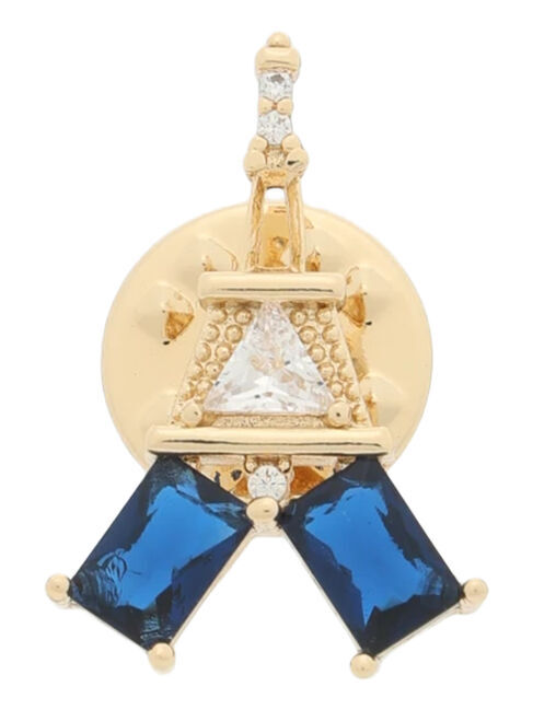 Te chichi「タワーピンブローチ」|その他|ブルー