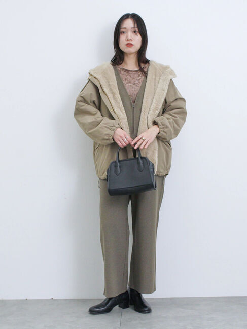 Samansa Mos2 blue「◎シアーベロアプルオーバー」|Tシャツ・カットソー|