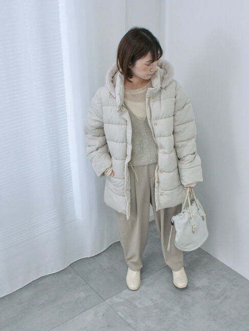 Samansa Mos2 blue「◎シアーベロアプルオーバー」|Tシャツ・カットソー|