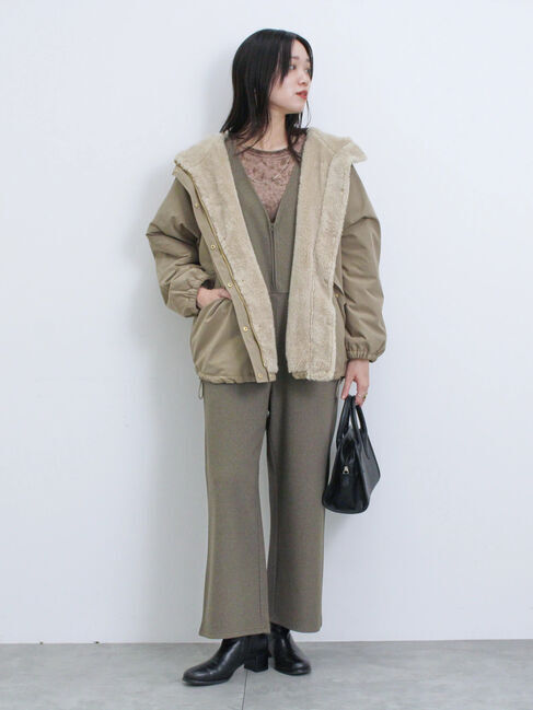 Samansa Mos2 blue「◎シアーベロアプルオーバー」|Tシャツ・カットソー|