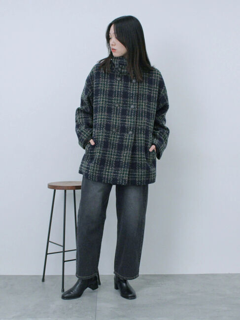 Samansa Mos2 blue「◎シアーベロアプルオーバー」|Tシャツ・カットソー|