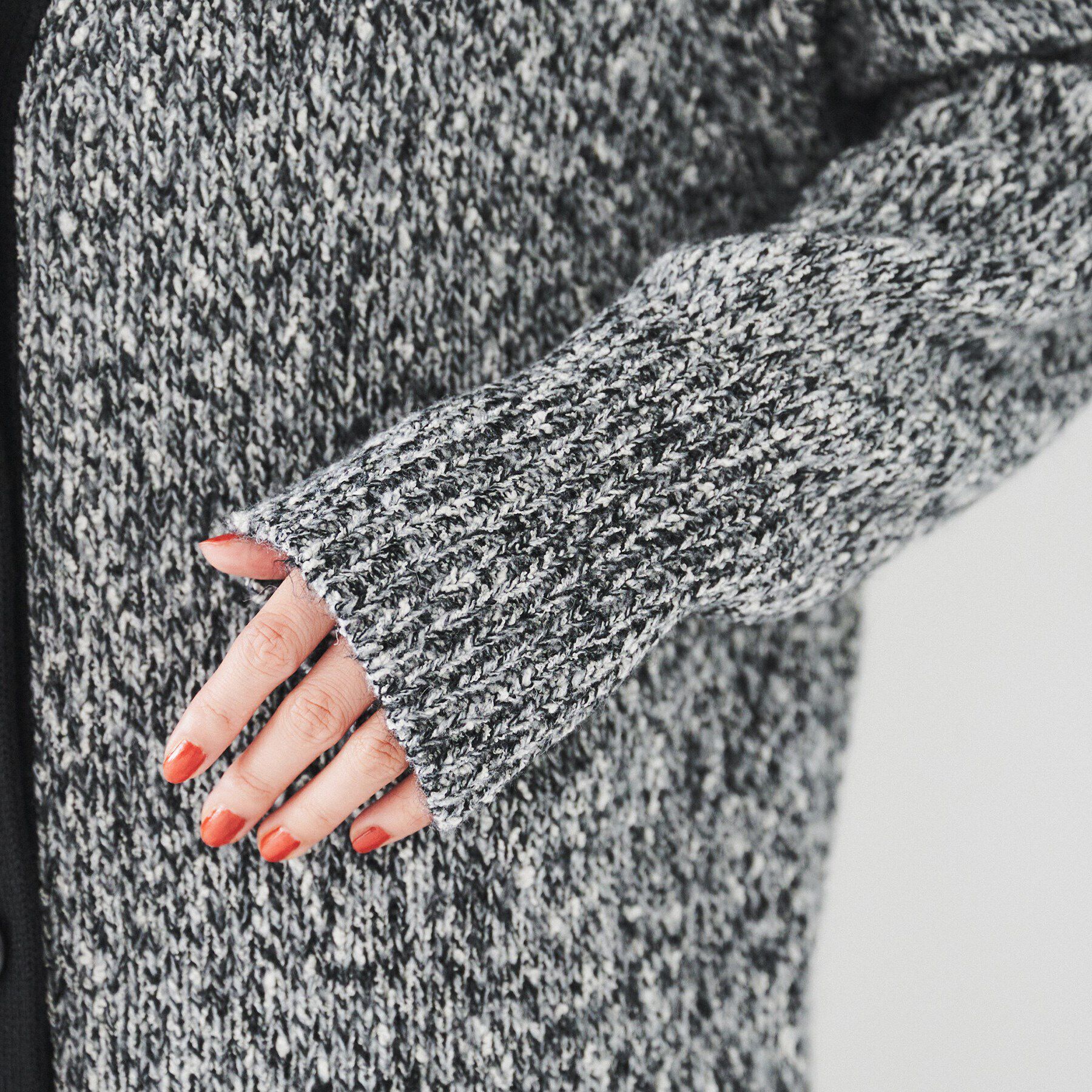 UNTITLED「【ゆったり/こなれ感】ミックスツイストカーディガンニット」|カーディガン|