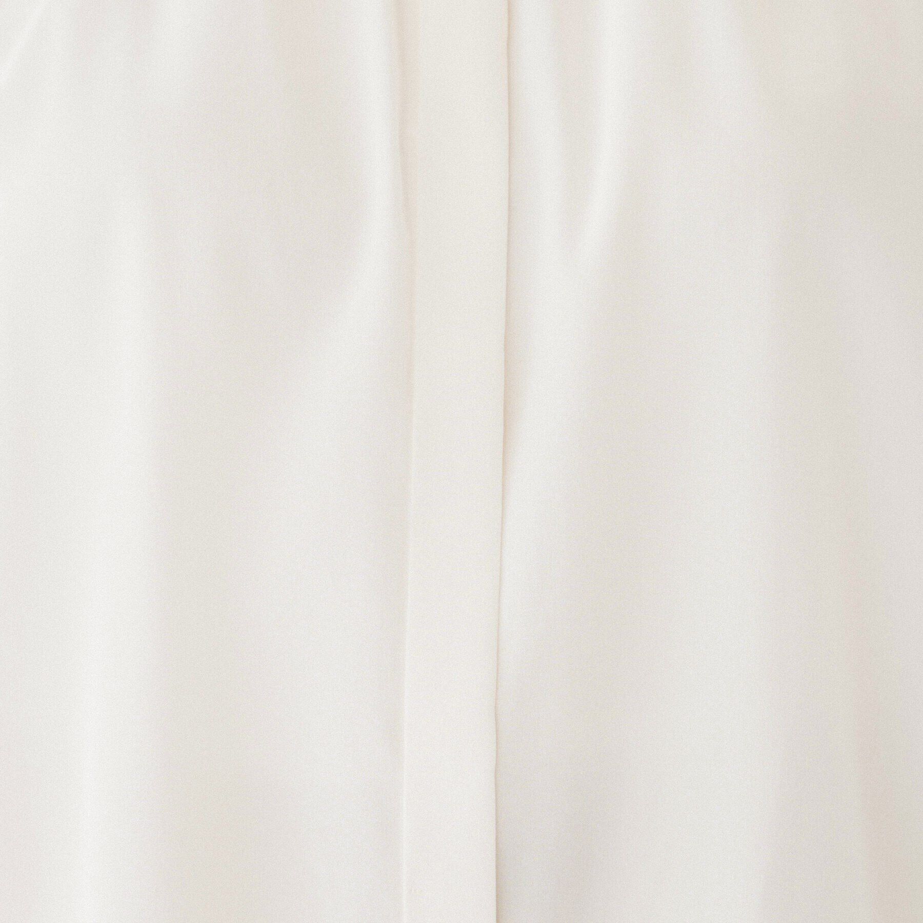 UNTITLED「【光沢感/フリル袖/前開き】バンドカラーギャザーブラウス」|シャツ・ブラウス|