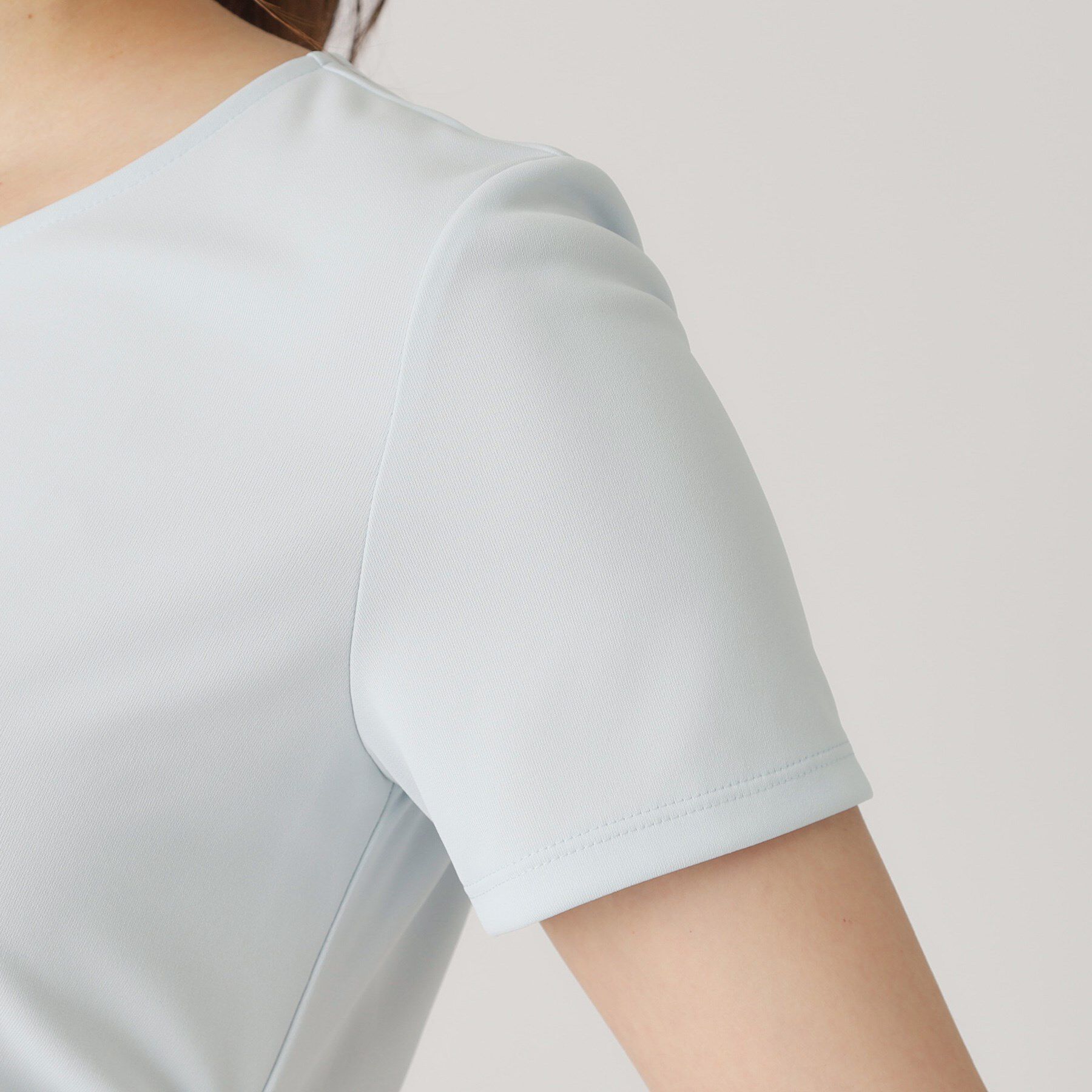 COUP DE CHANCE「【洗える／一枚着】ドレープデャージトップス」|シャツ・ブラウス|