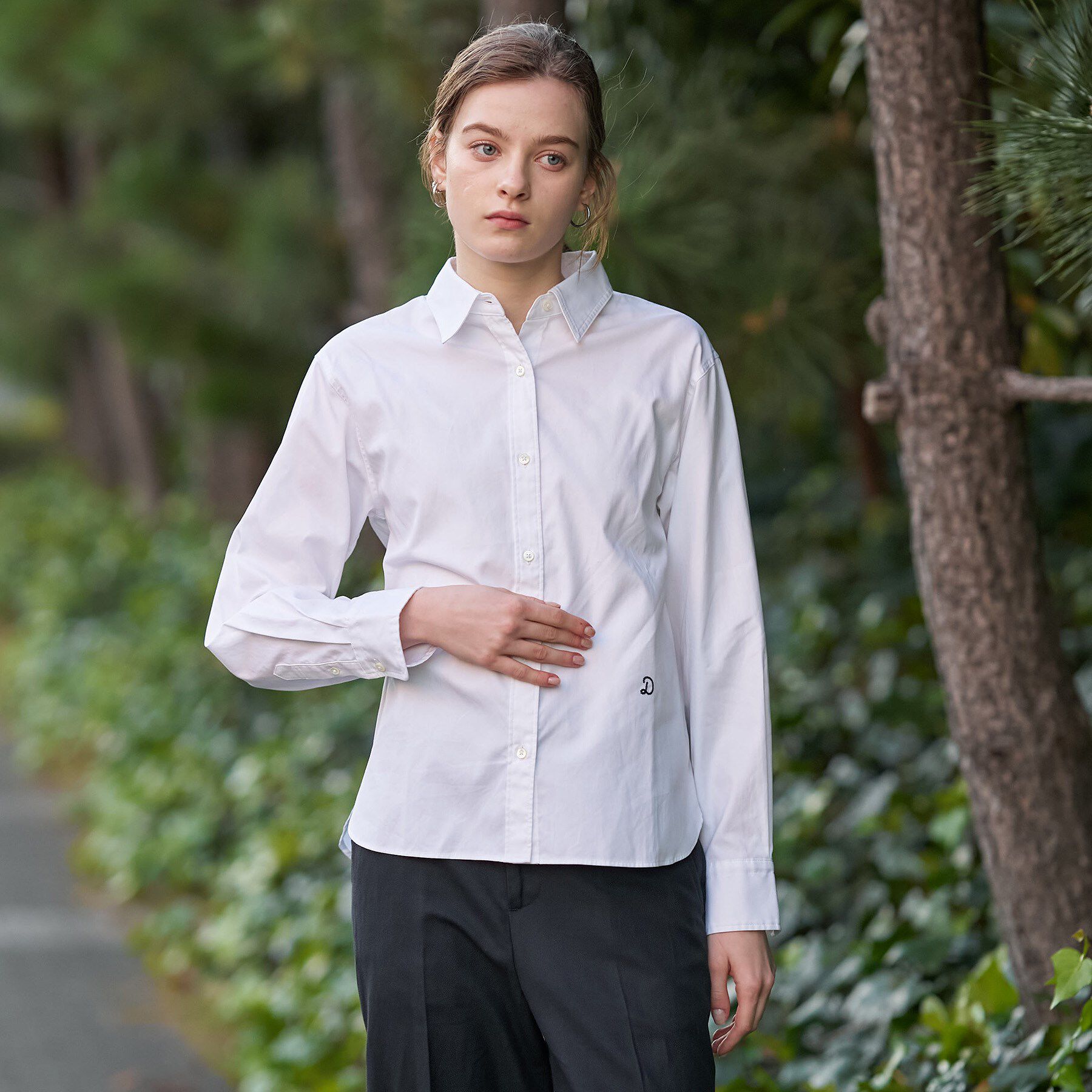 DRESSTERIOR「ピンオックスフォードシャツ」|シャツ・ブラウス|