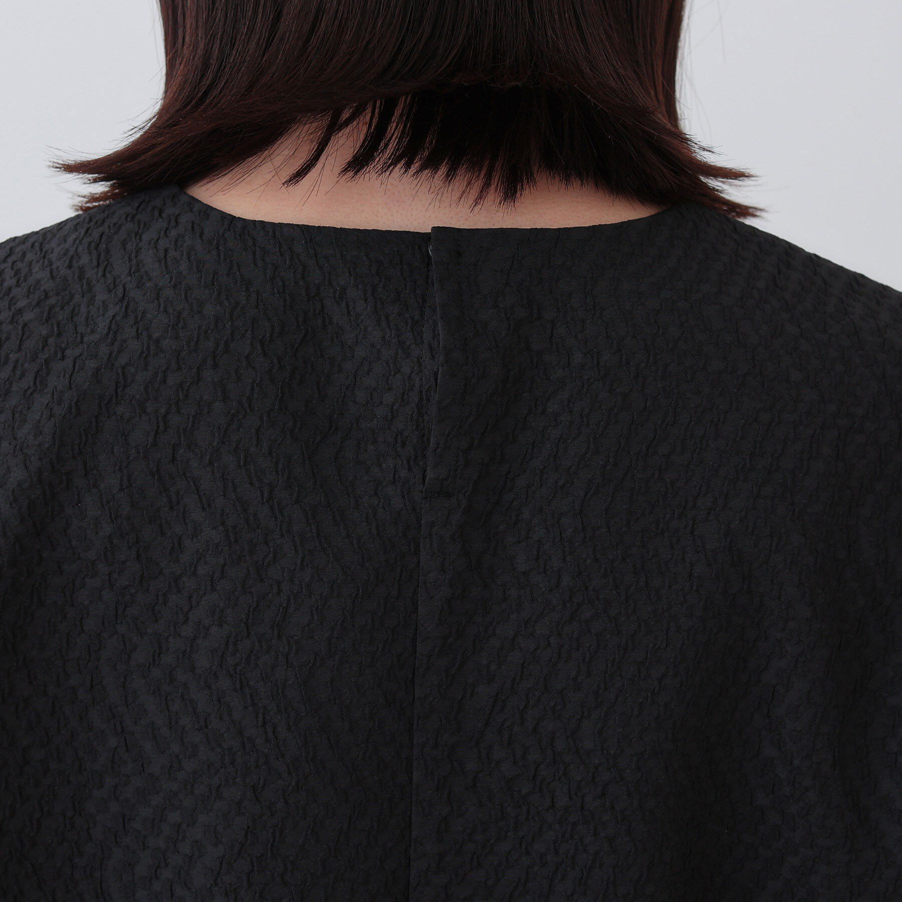 INDIVI「【日本製／インポート素材】フクレジャカードブラウス」|シャツ・ブラウス|