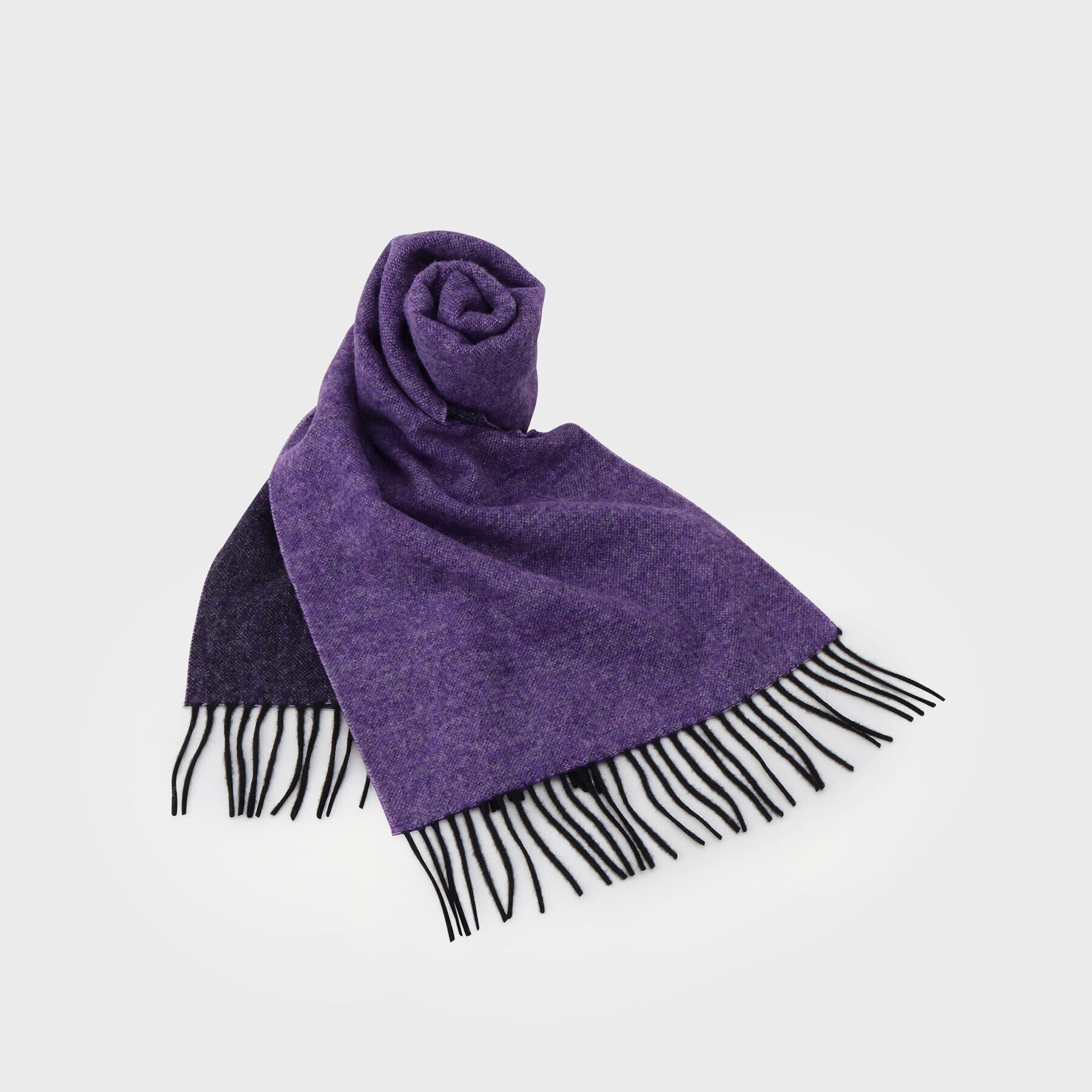 TAKEO KIKUCHI「ミックスカラーウールリバーマフラー」|ストール|ﾊﾟｰﾌﾟﾙ(584)