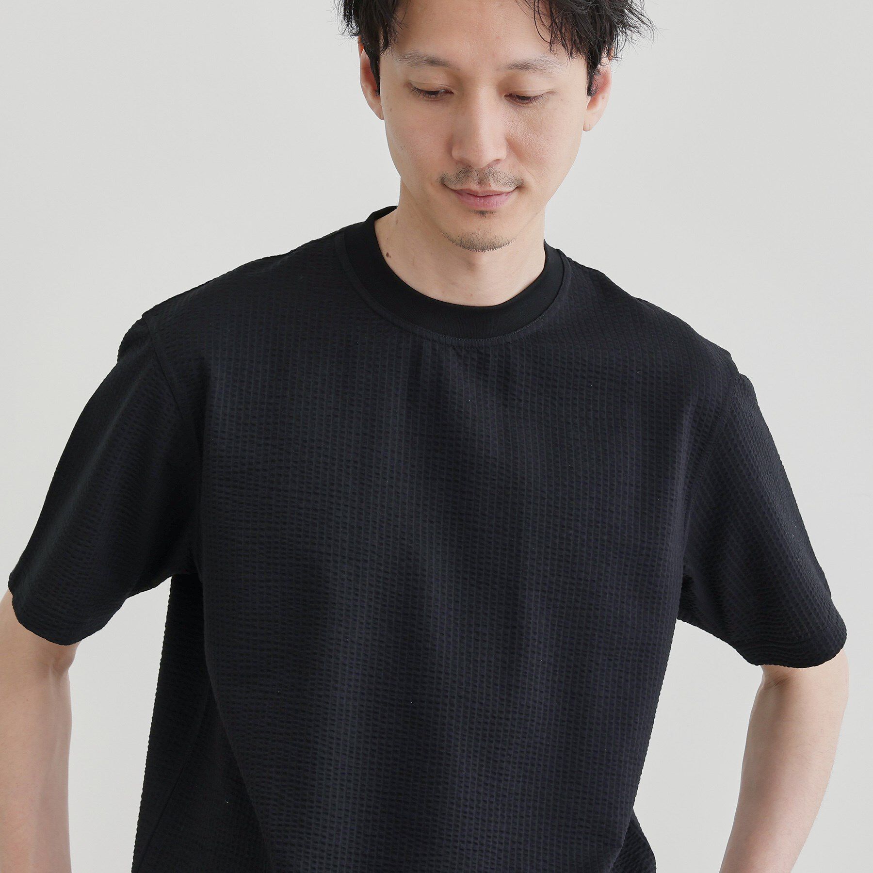 TAKEO KIKUCHI「【抗菌防臭】サッカージャージプルオーバー」|Tシャツ・カットソー|