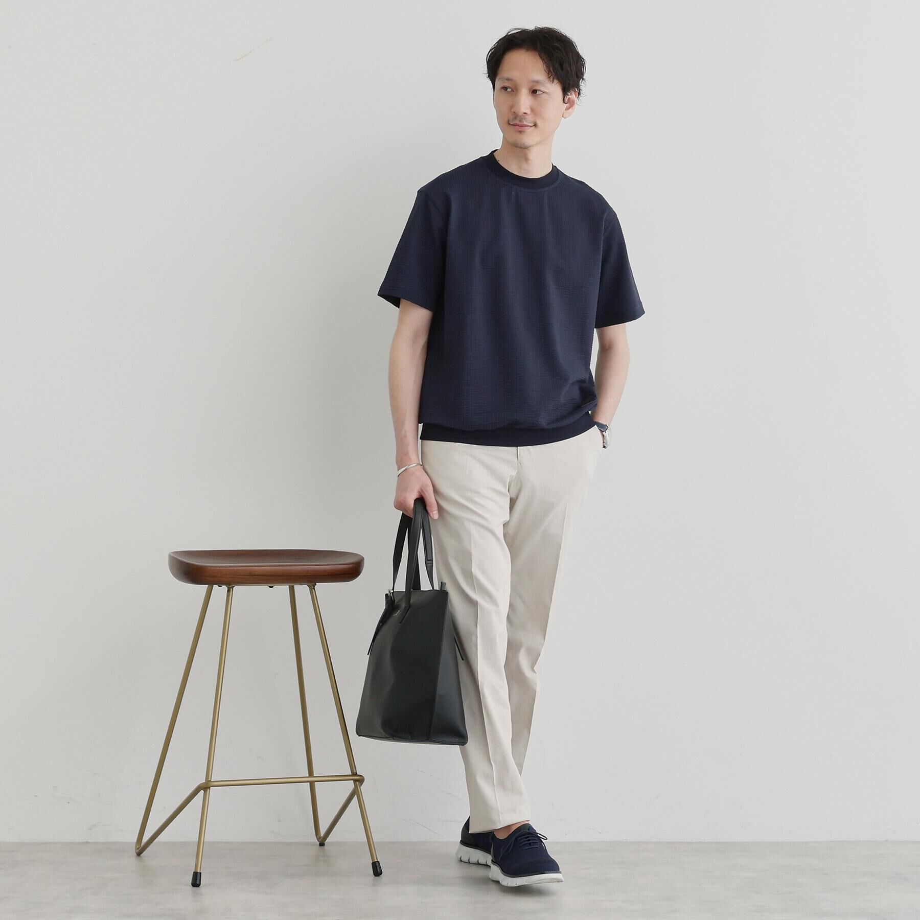 TAKEO KIKUCHI「【抗菌防臭】サッカージャージプルオーバー」|Tシャツ・カットソー|