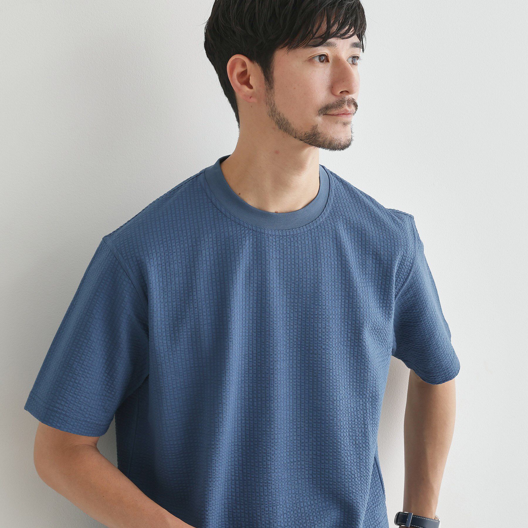 TAKEO KIKUCHI「【抗菌防臭】サッカージャージプルオーバー」|Tシャツ・カットソー|