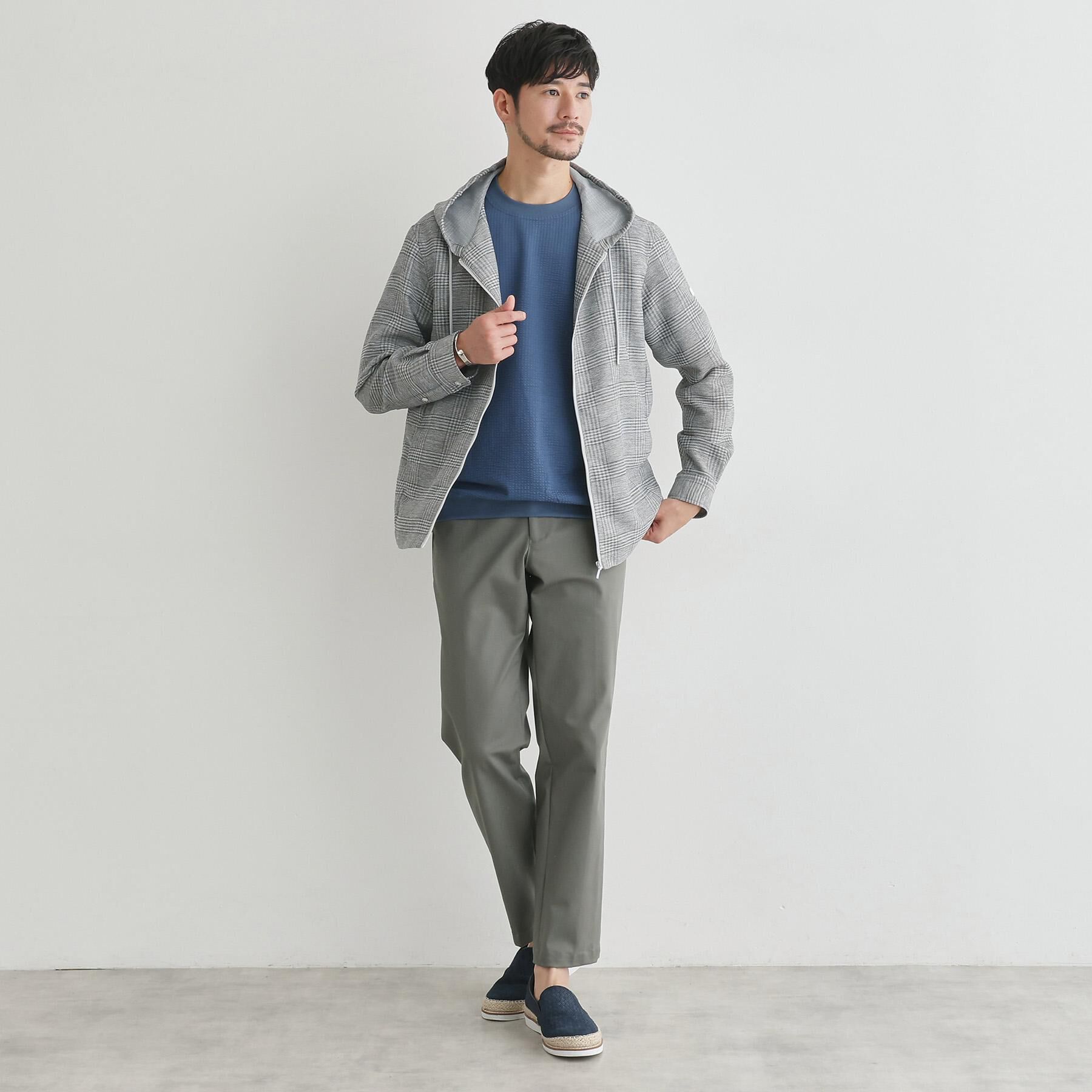 TAKEO KIKUCHI「【抗菌防臭】サッカージャージプルオーバー」|Tシャツ・カットソー|