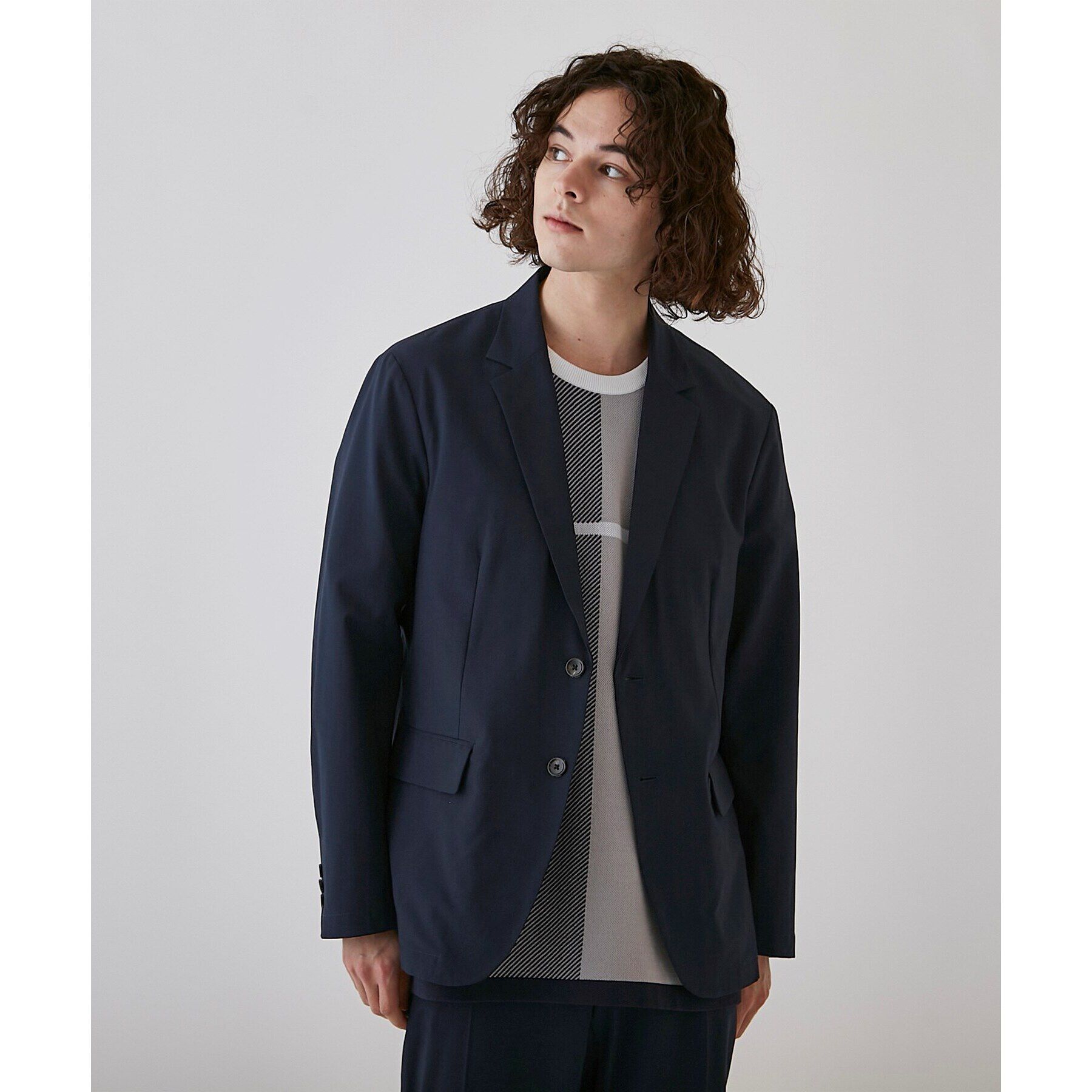 tk.TAKEO KIKUCHI「クールマックス 4WAYストレッチジャケット」|テーラードジャケット|