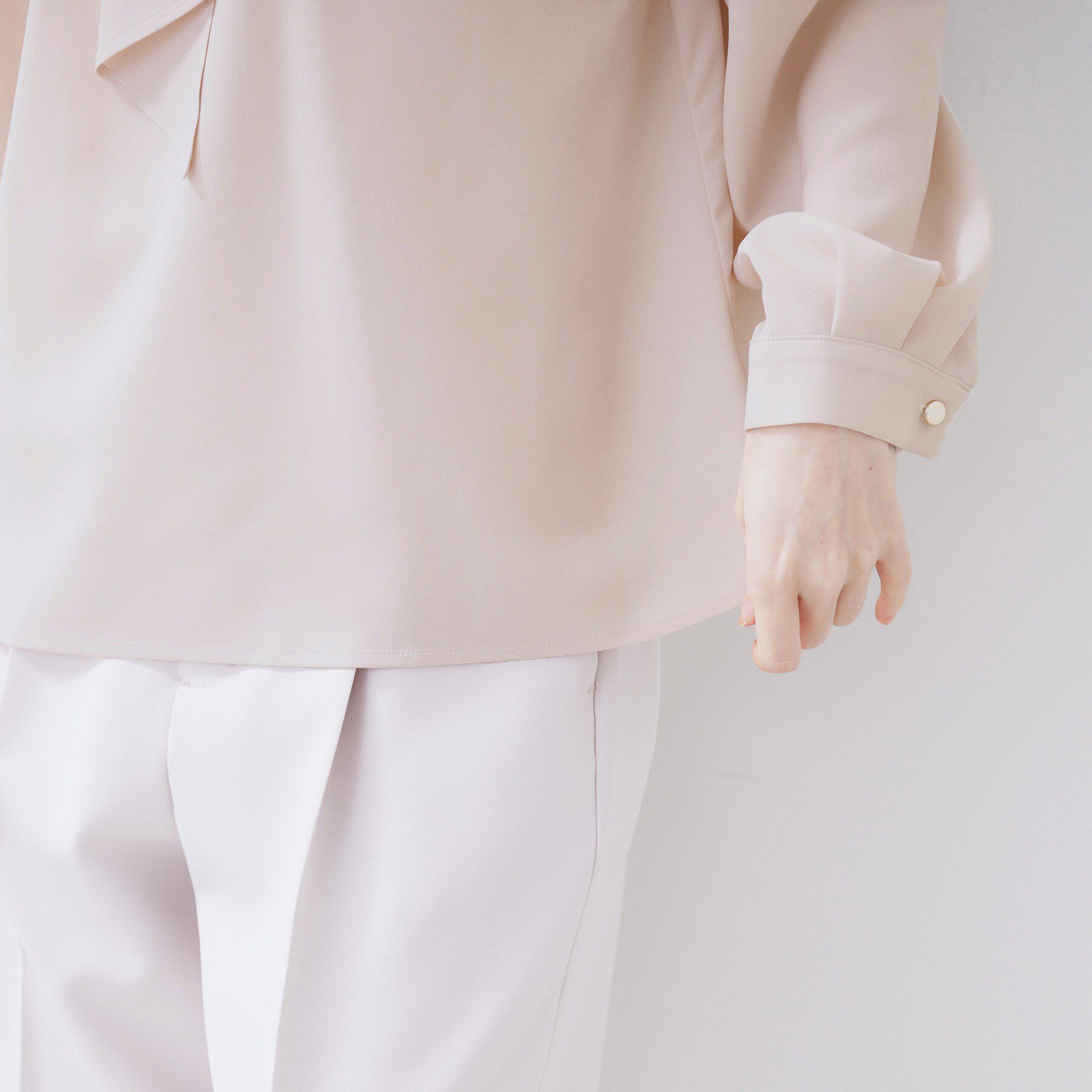 index「ボウタイタックブラウス【洗濯機OK/防シワ】《XS～3L》」|シャツ・ブラウス|