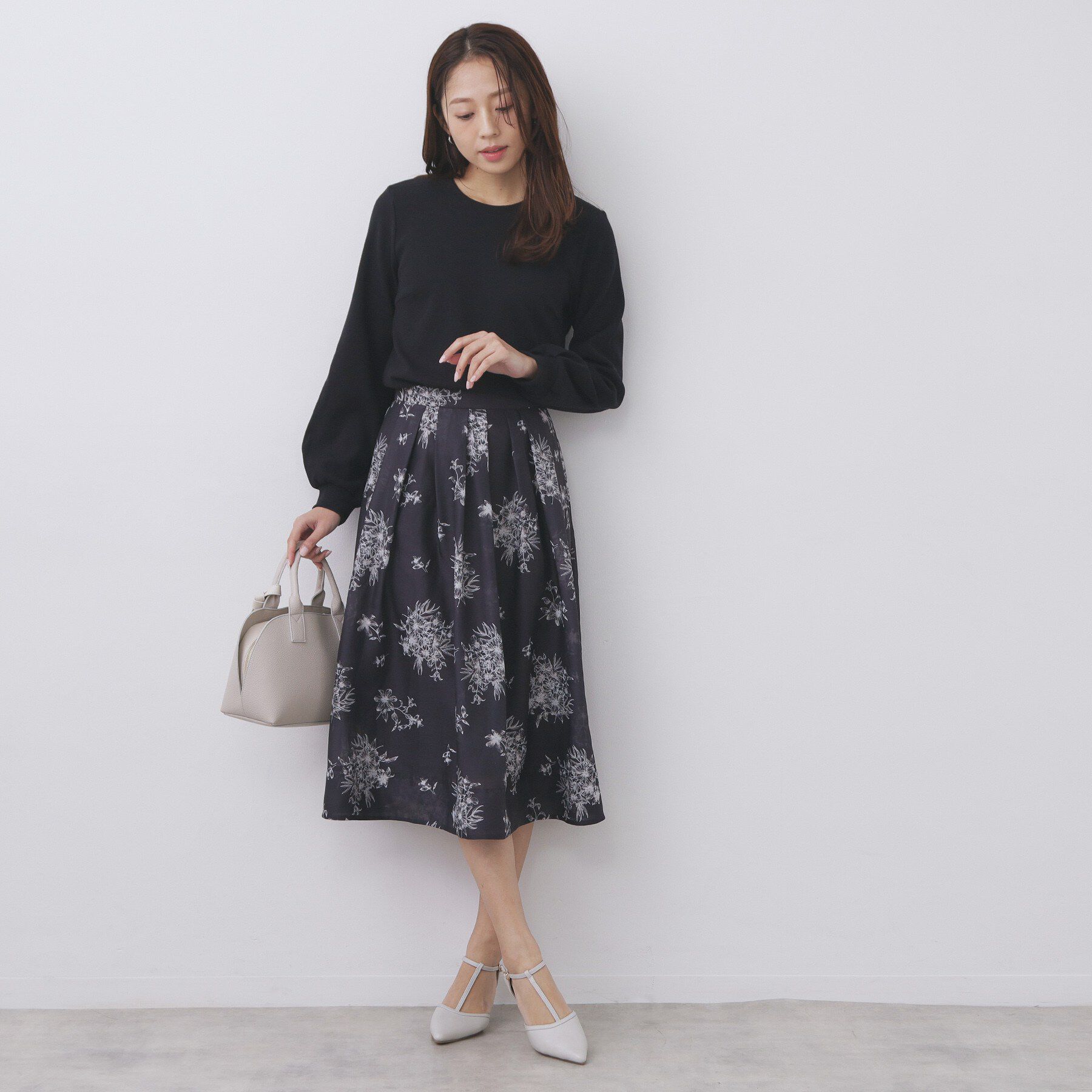 index「レース衿付きピケジャージトップス【洗濯機OK】」|Tシャツ・カットソー|