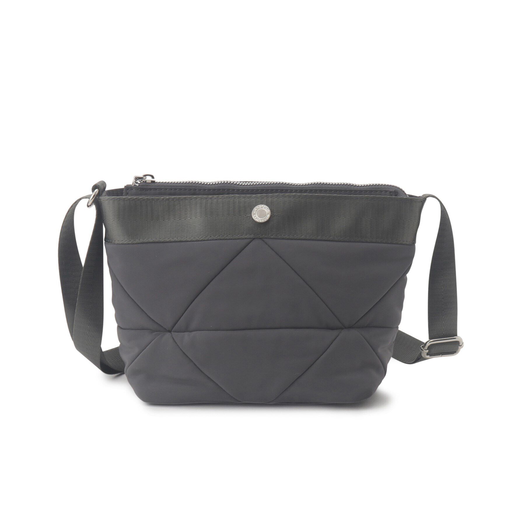 OPAQUE.CLIP「【軽量】トライアングルミニショルダーバッグ」|ショルダー・メッセンジャー|チャコールグレー(0