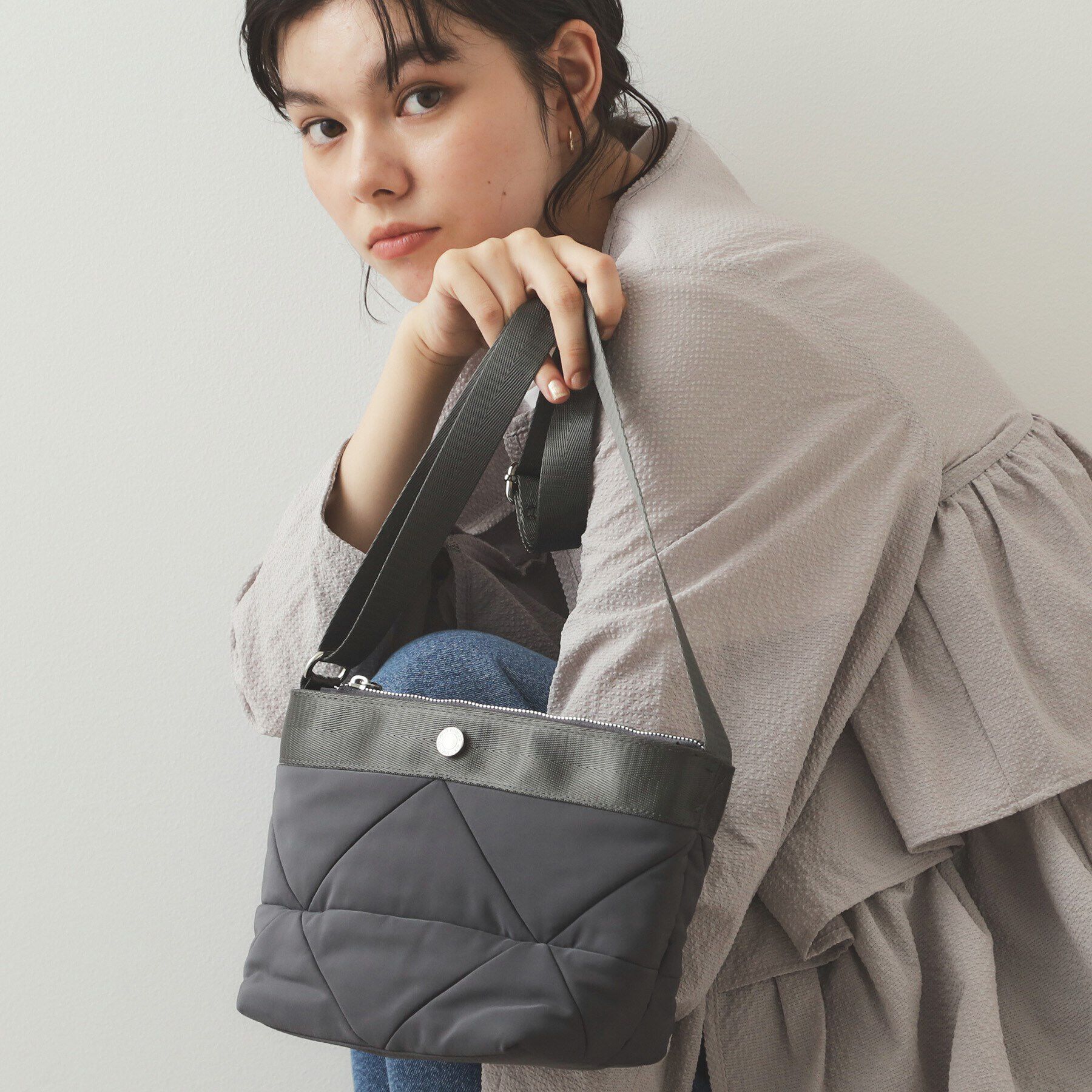 OPAQUE.CLIP「【軽量】トライアングルミニショルダーバッグ」|ショルダー・メッセンジャー|