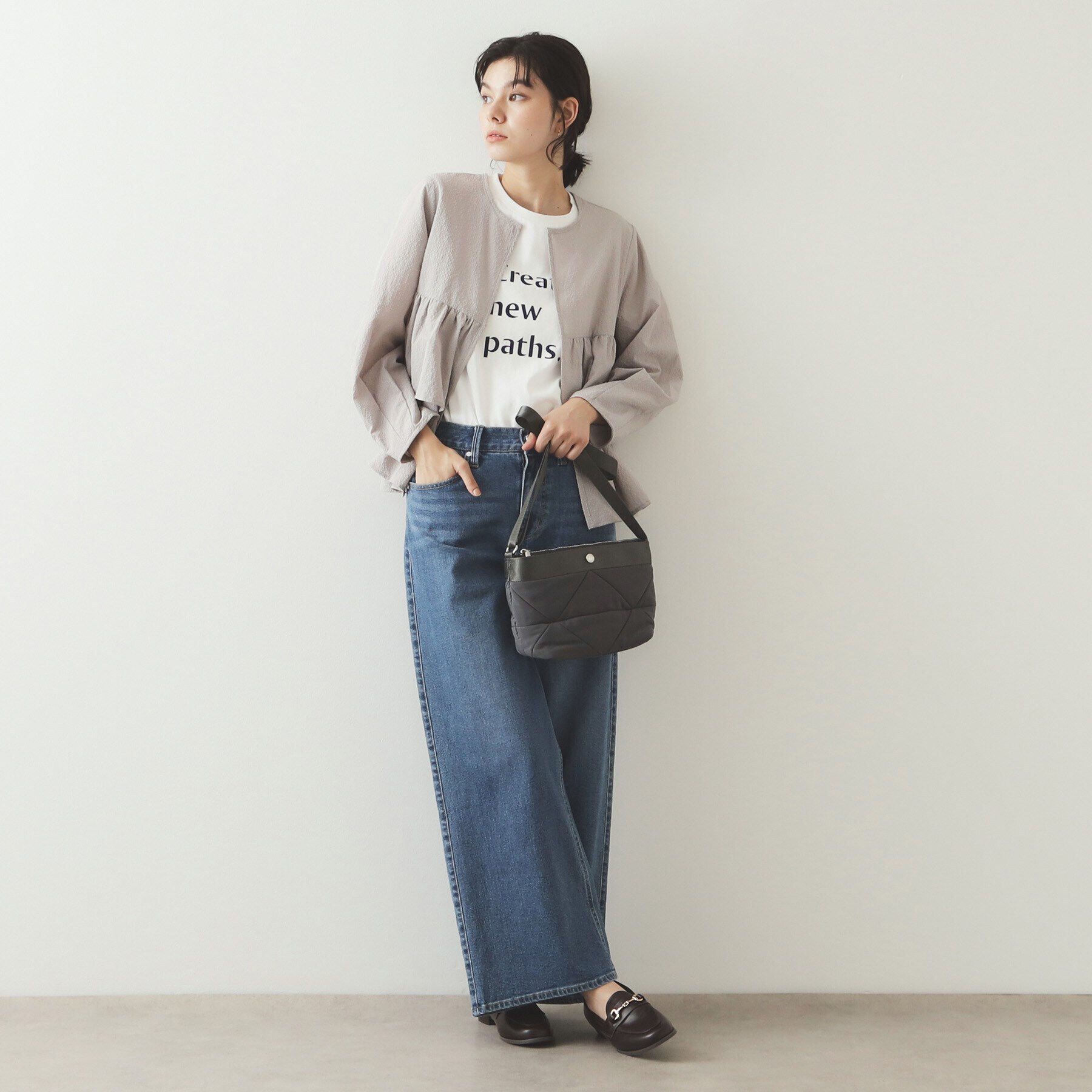 OPAQUE.CLIP「【軽量】トライアングルミニショルダーバッグ」|ショルダー・メッセンジャー|