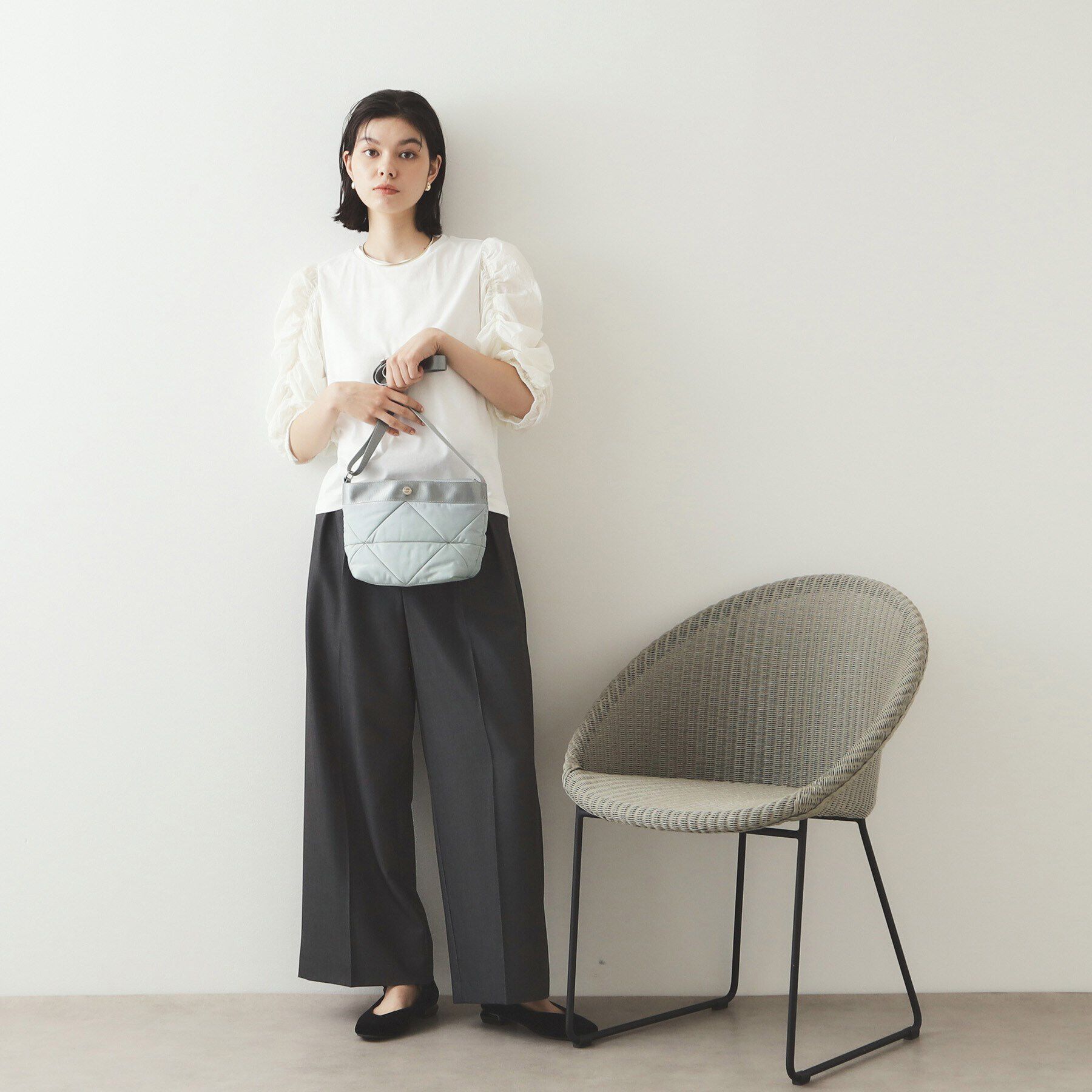 OPAQUE.CLIP「【軽量】トライアングルミニショルダーバッグ」|ショルダー・メッセンジャー|