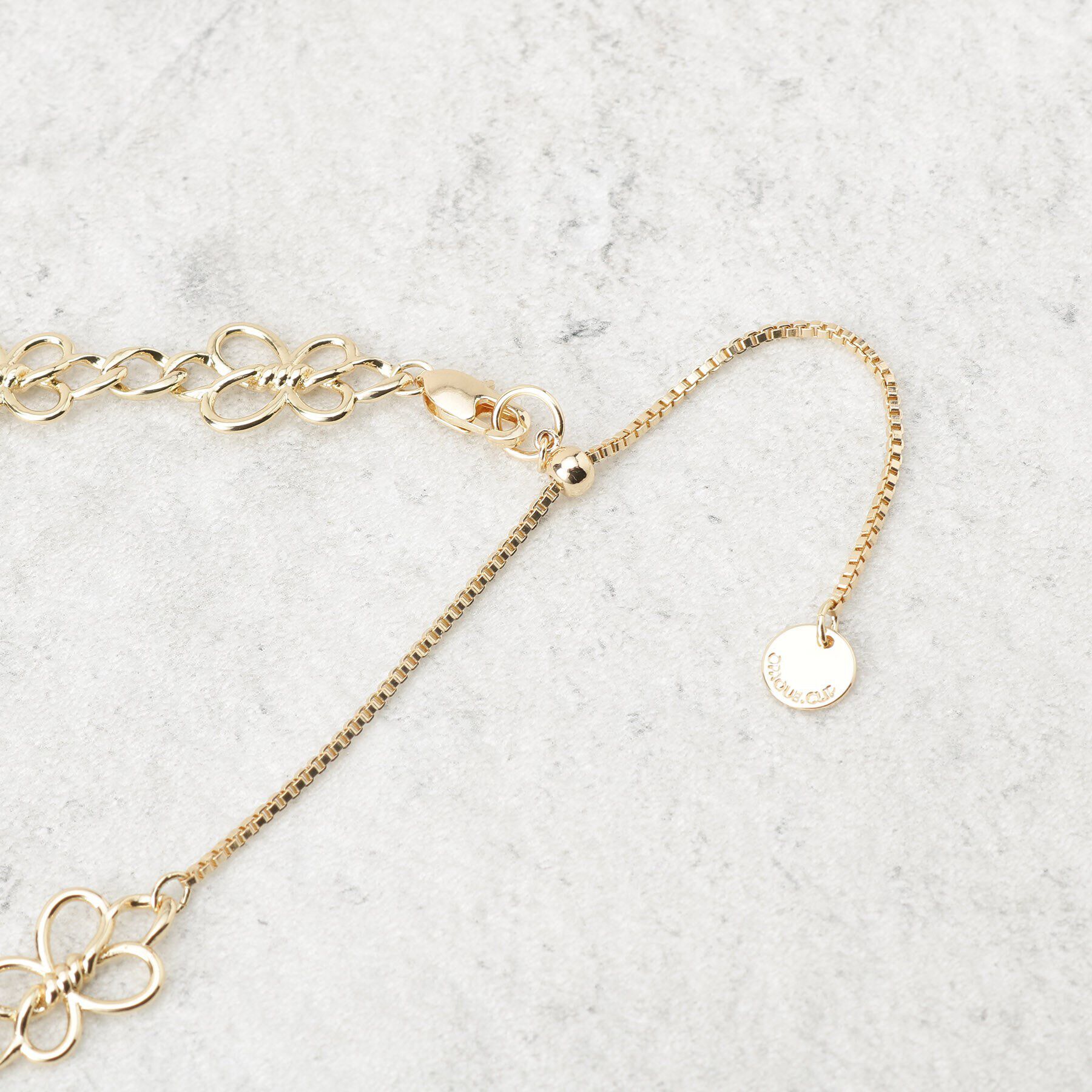 OPAQUE.CLIP「フラワーチェーンネックレス」|ネックレス|