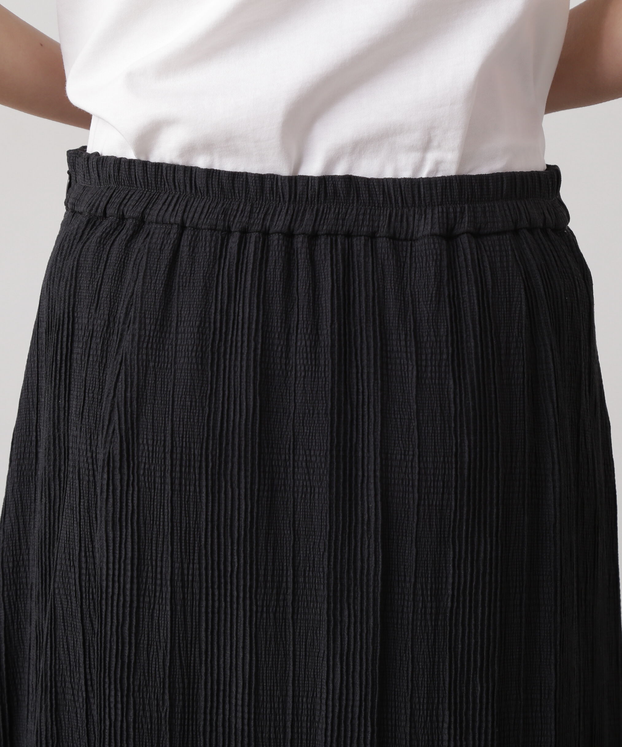  「シャドーチェックイージースカート」|スカート|