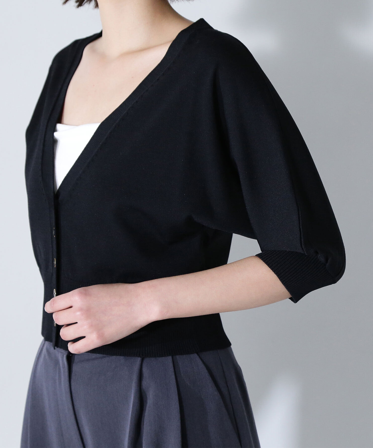  「ドルマンボレロカーディガン」|ニット・セーター|