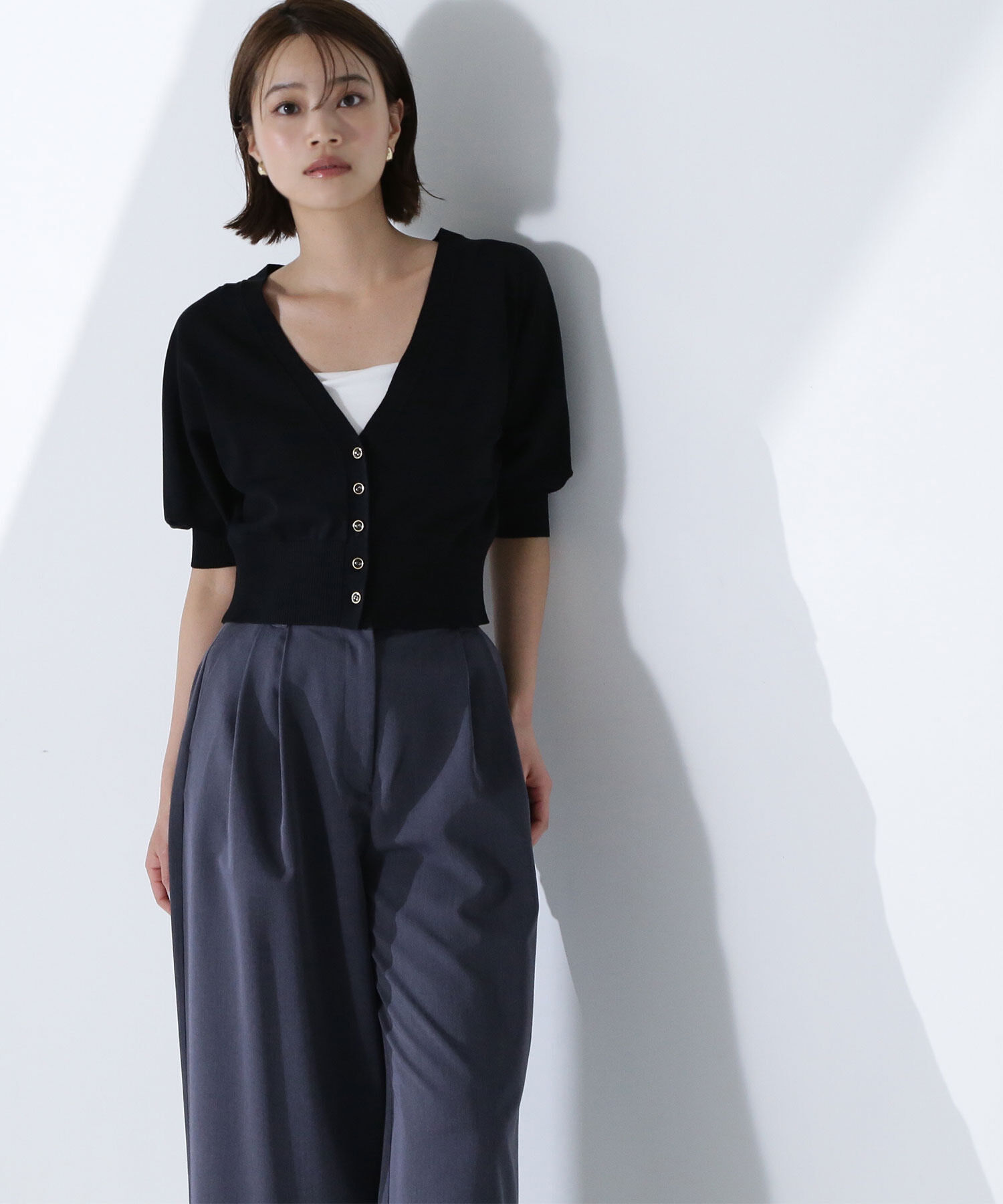  「ドルマンボレロカーディガン」|ニット・セーター|