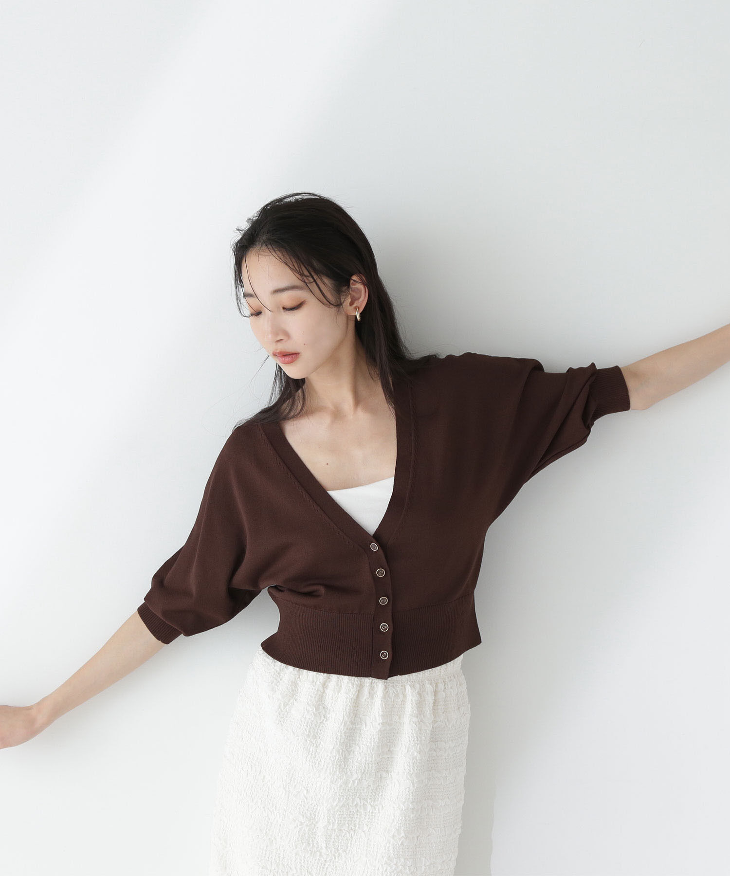  「ドルマンボレロカーディガン」|ニット・セーター|