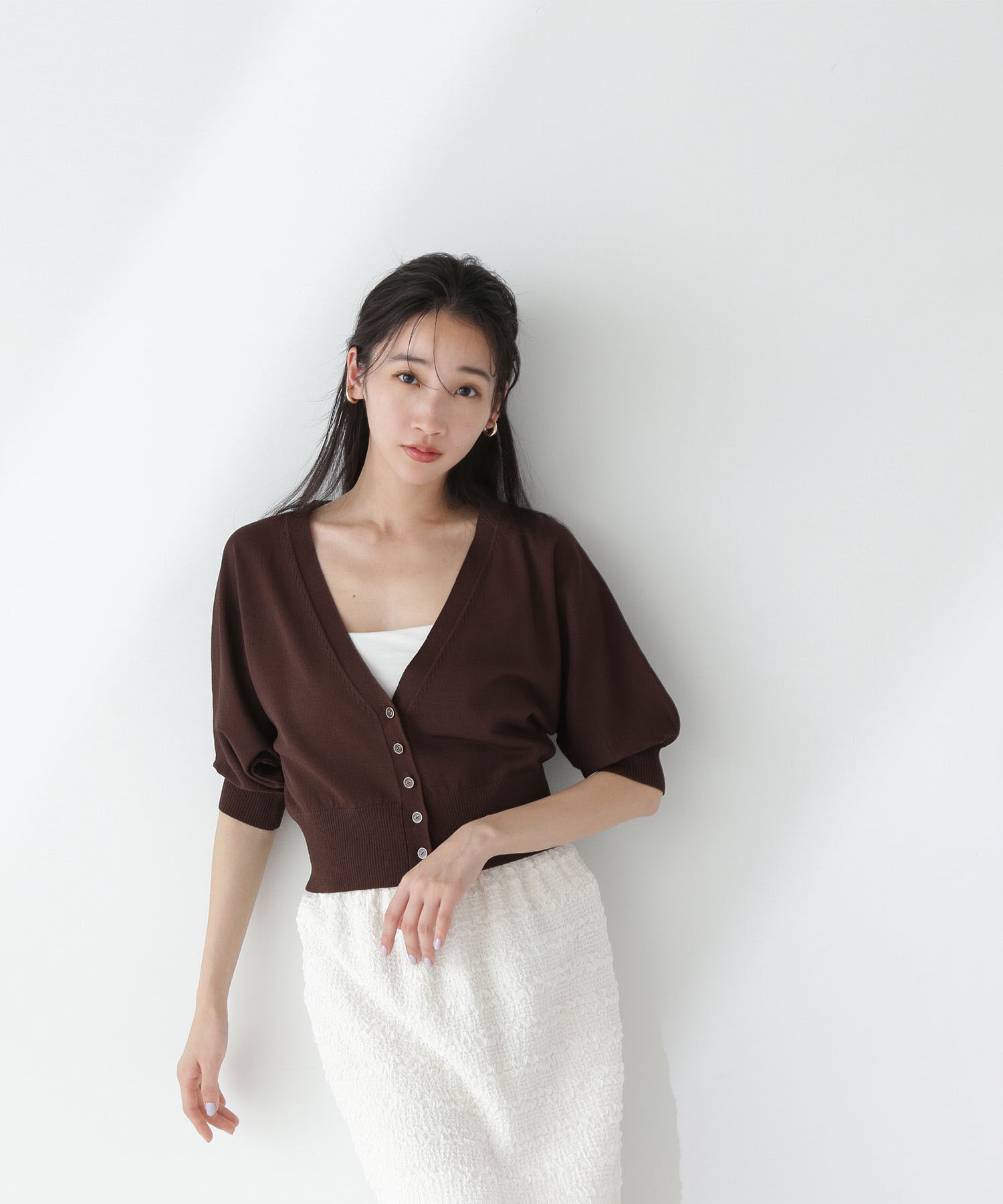  「ドルマンボレロカーディガン」|ニット・セーター|