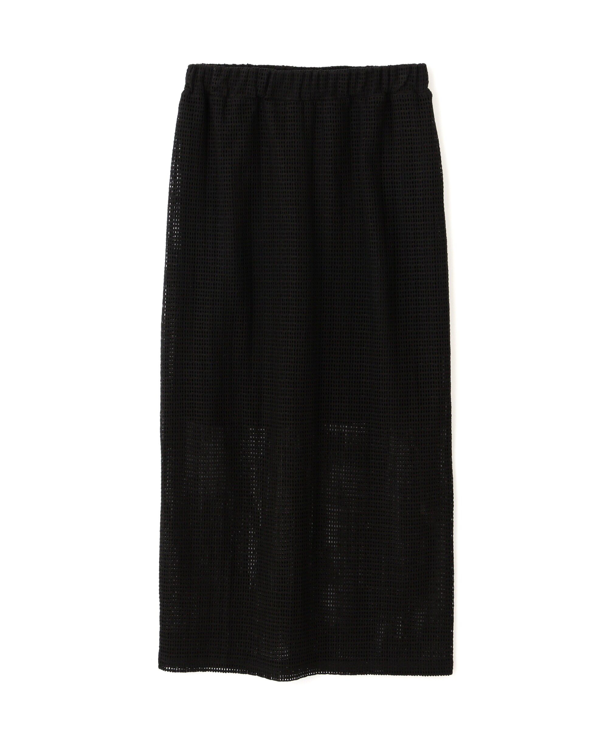  「レイヤードメッシュナロースカート」|スカート|