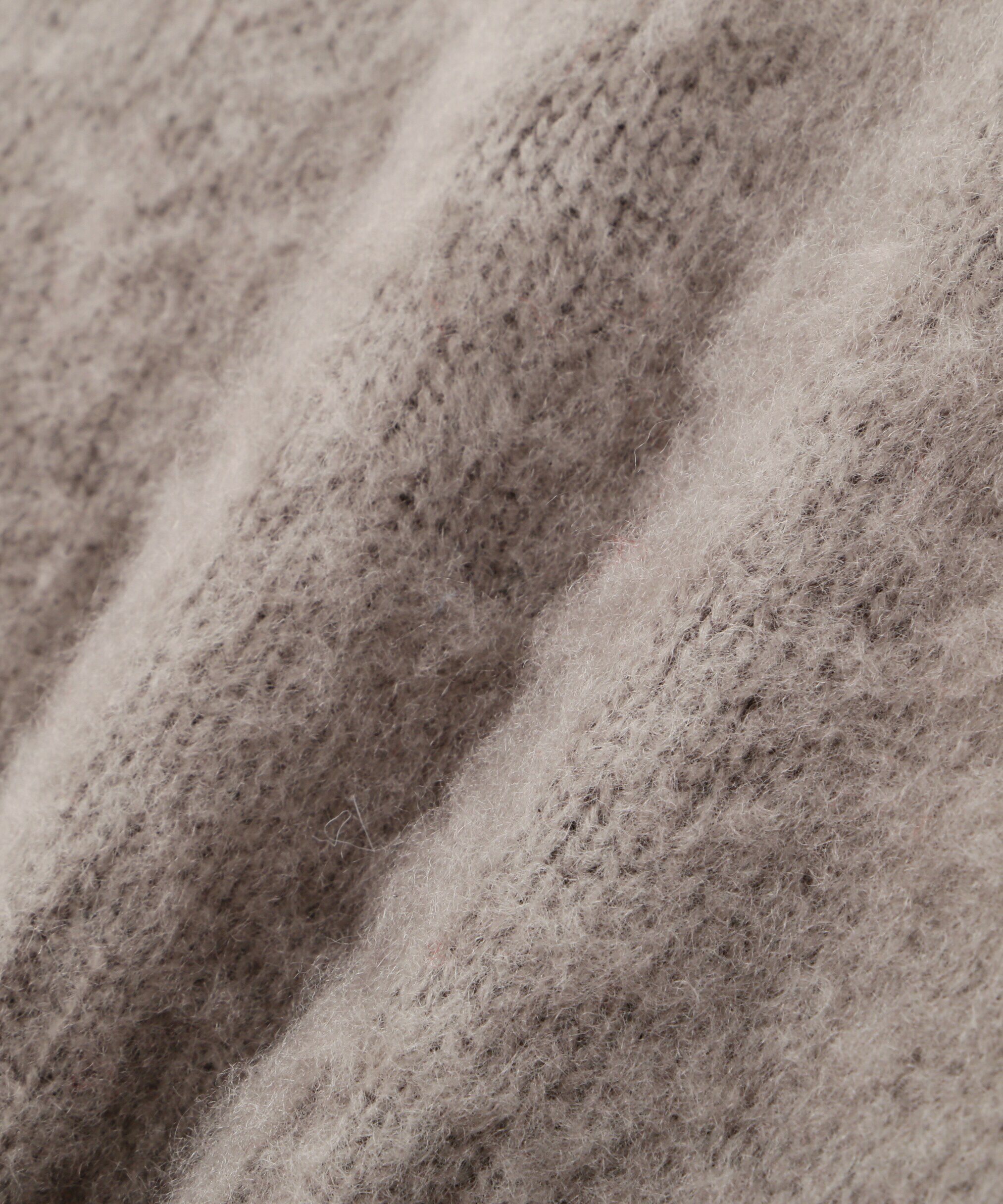  「スカーフ付きシャギーニット」|ニット・セーター|