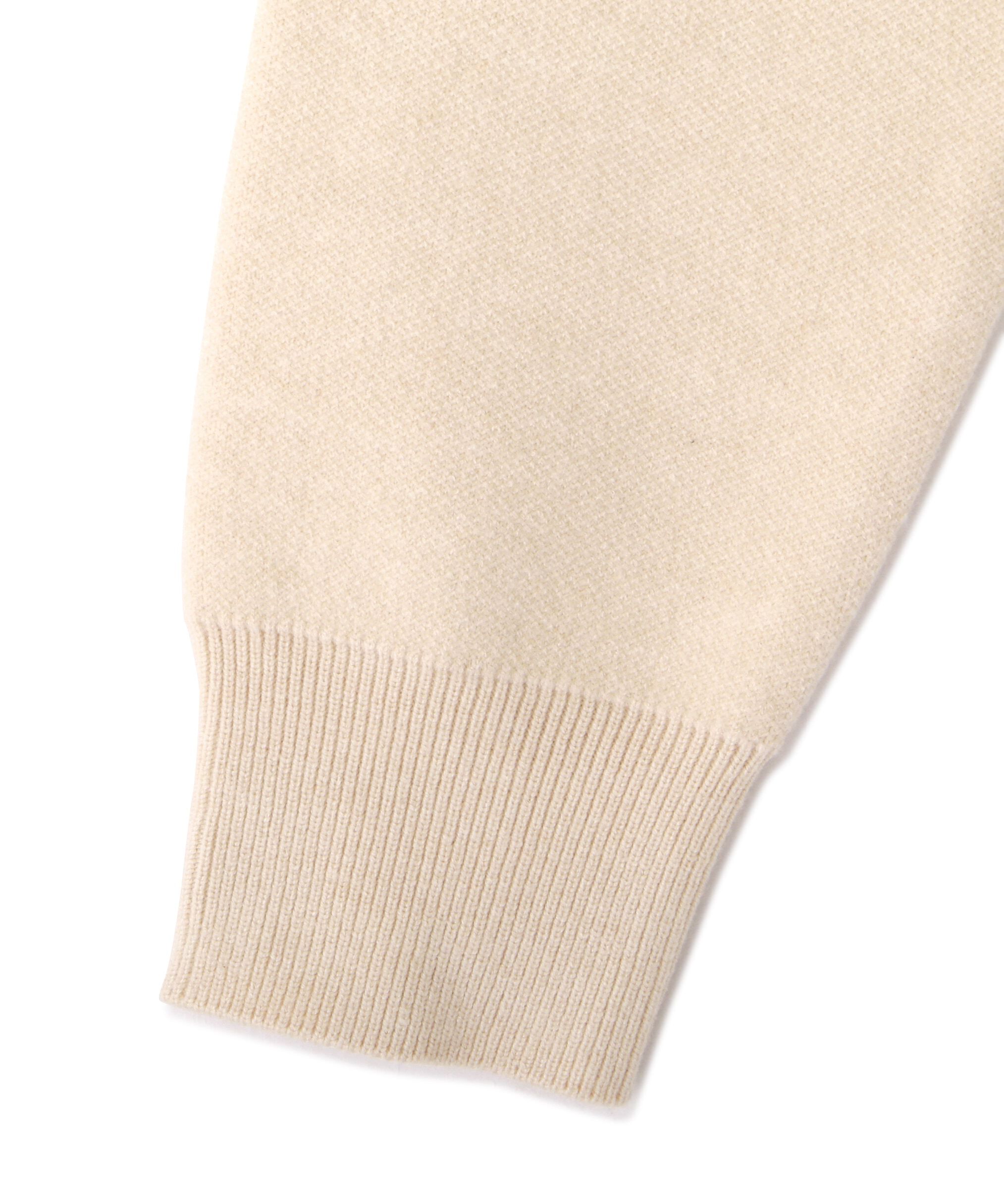  「ボリュームフェイクファーニットパーカー」|ニット・セーター|