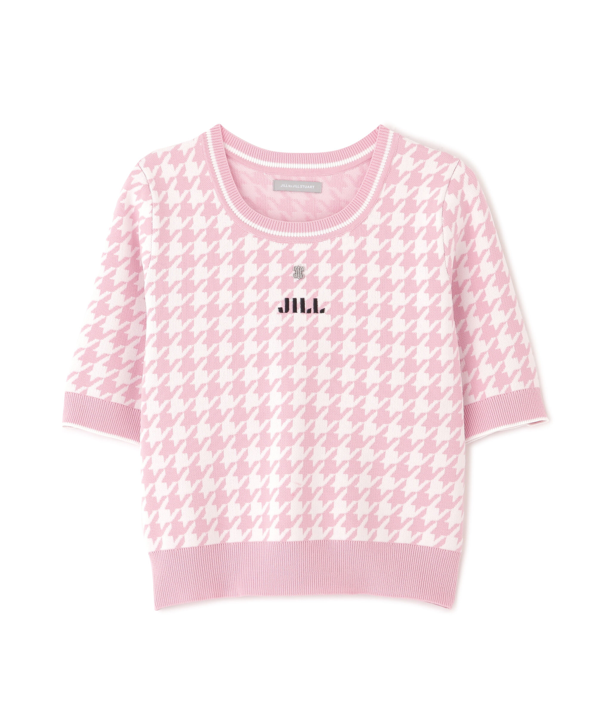  「半袖ジャガードニット」|ニット・セーター|