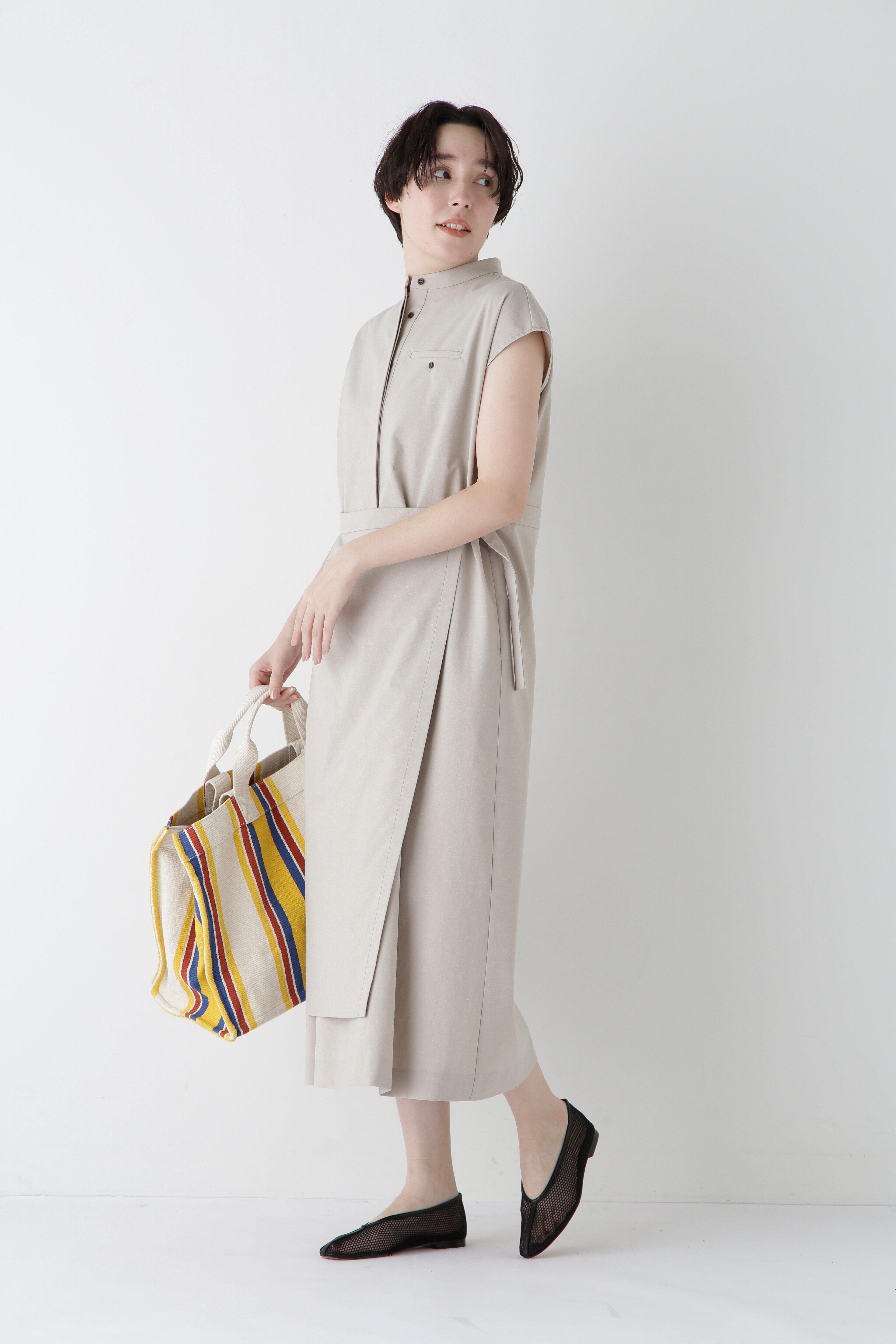  「◆コットンポリレーヨンリネンワンピース」|ワンピース|