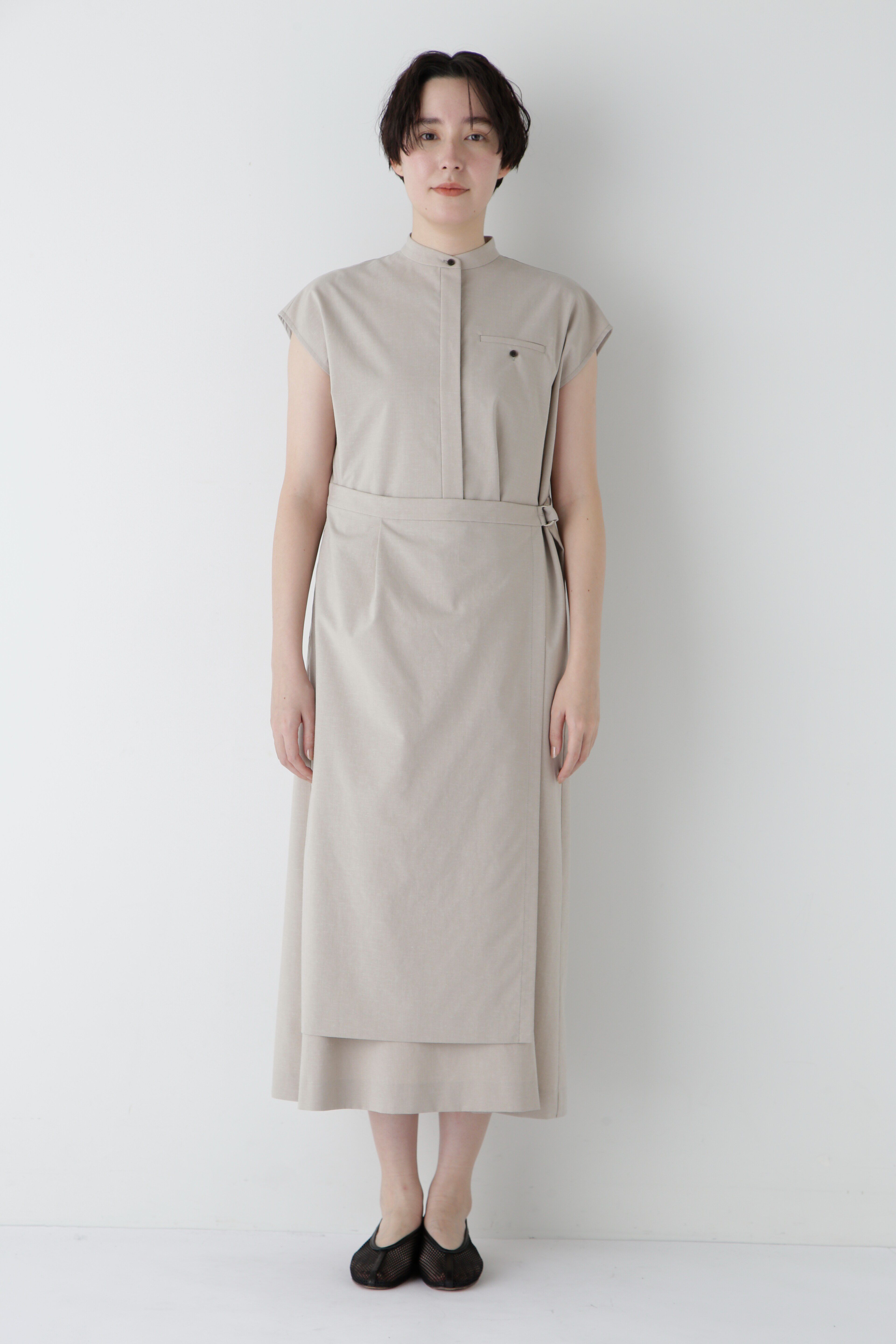  「◆コットンポリレーヨンリネンワンピース」|ワンピース|