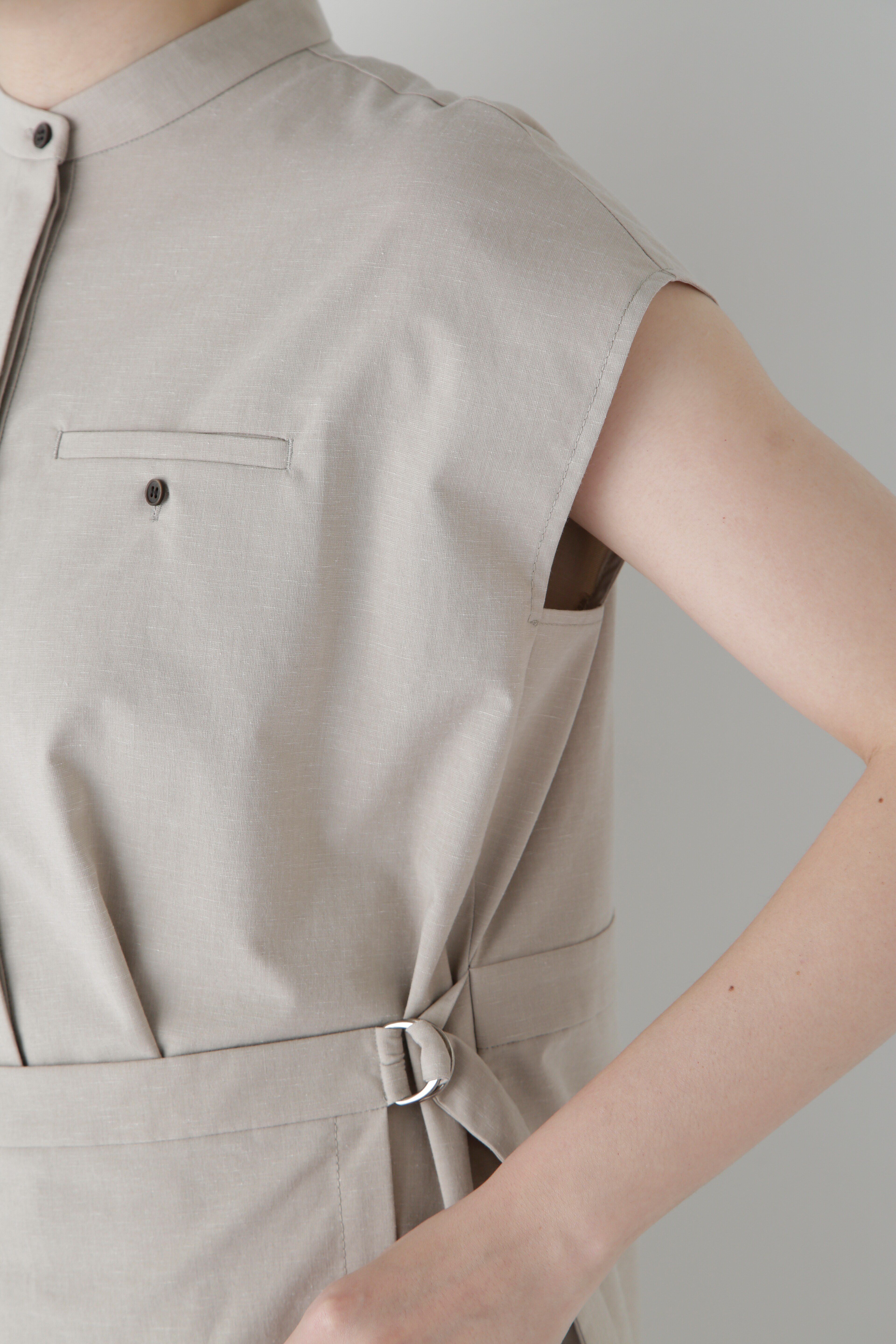  「◆コットンポリレーヨンリネンワンピース」|ワンピース|