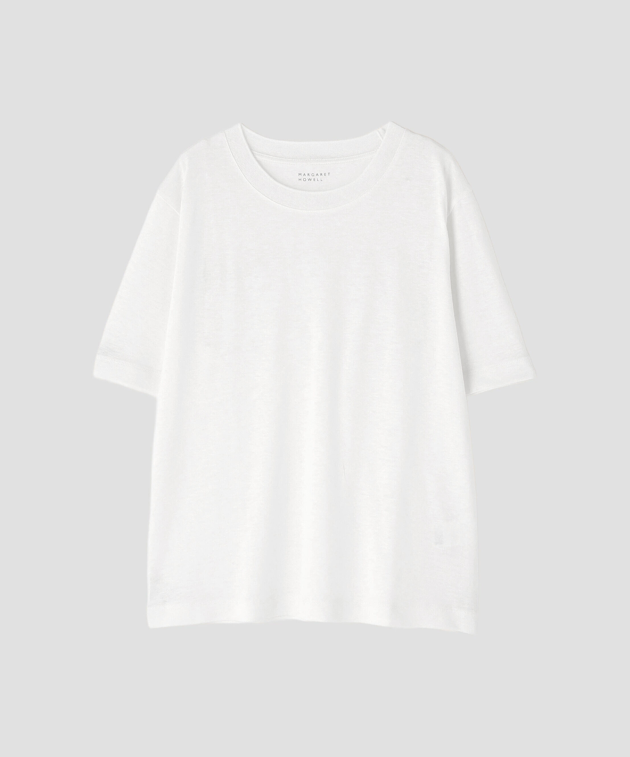 MARGARET HOWELL HOUSEHOLDGOODS「PLATED LINEN COTTON TOP」|Tシャツ・カットソー|