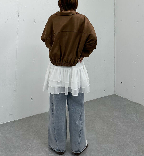 archives「フリルティアードミニキャミワンピース」|チュニック|