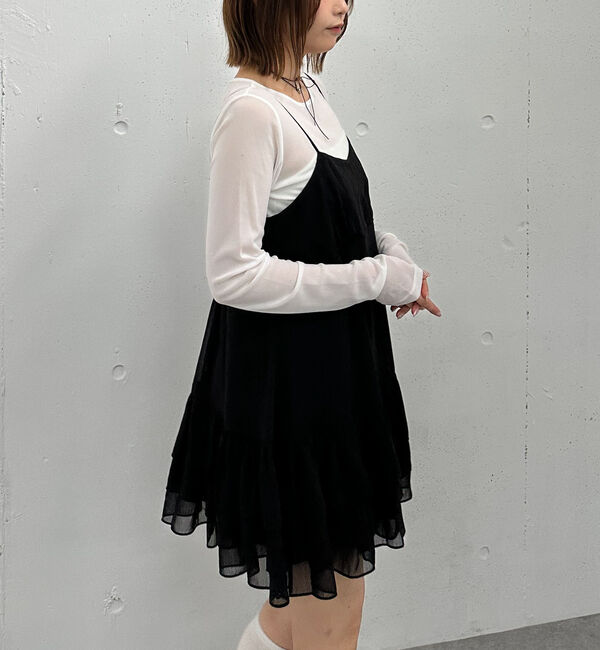 archives「フリルティアードミニキャミワンピース」|チュニック|