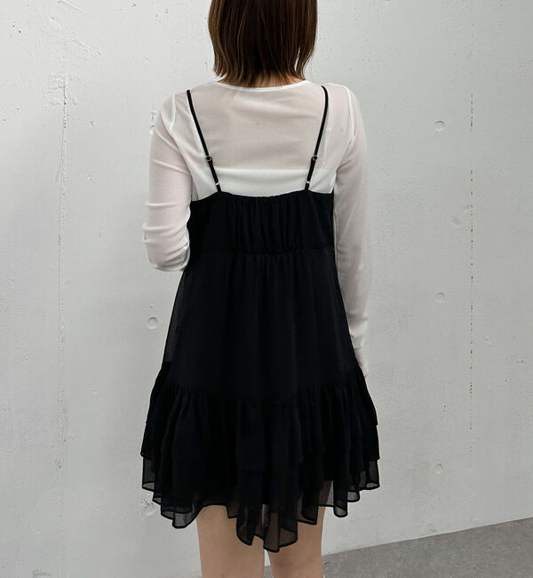 archives「フリルティアードミニキャミワンピース」|チュニック|