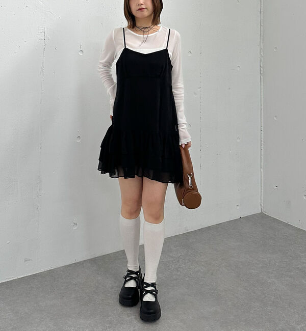 archives「フリルティアードミニキャミワンピース」|チュニック|