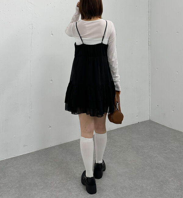 archives「フリルティアードミニキャミワンピース」|チュニック|