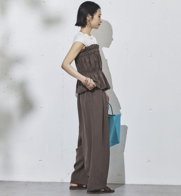 Doux archives「２タックコクーンパンツ」|チノ|