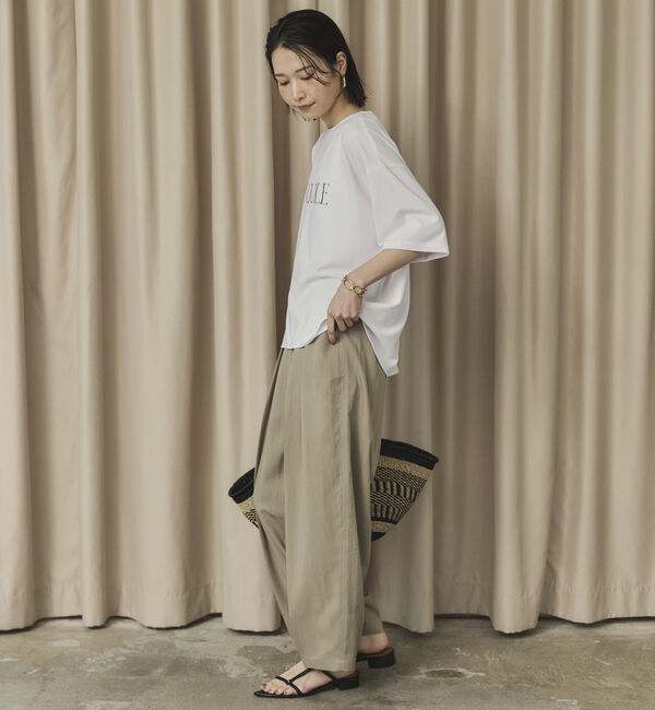 Doux archives「２タックコクーンパンツ」|チノ|