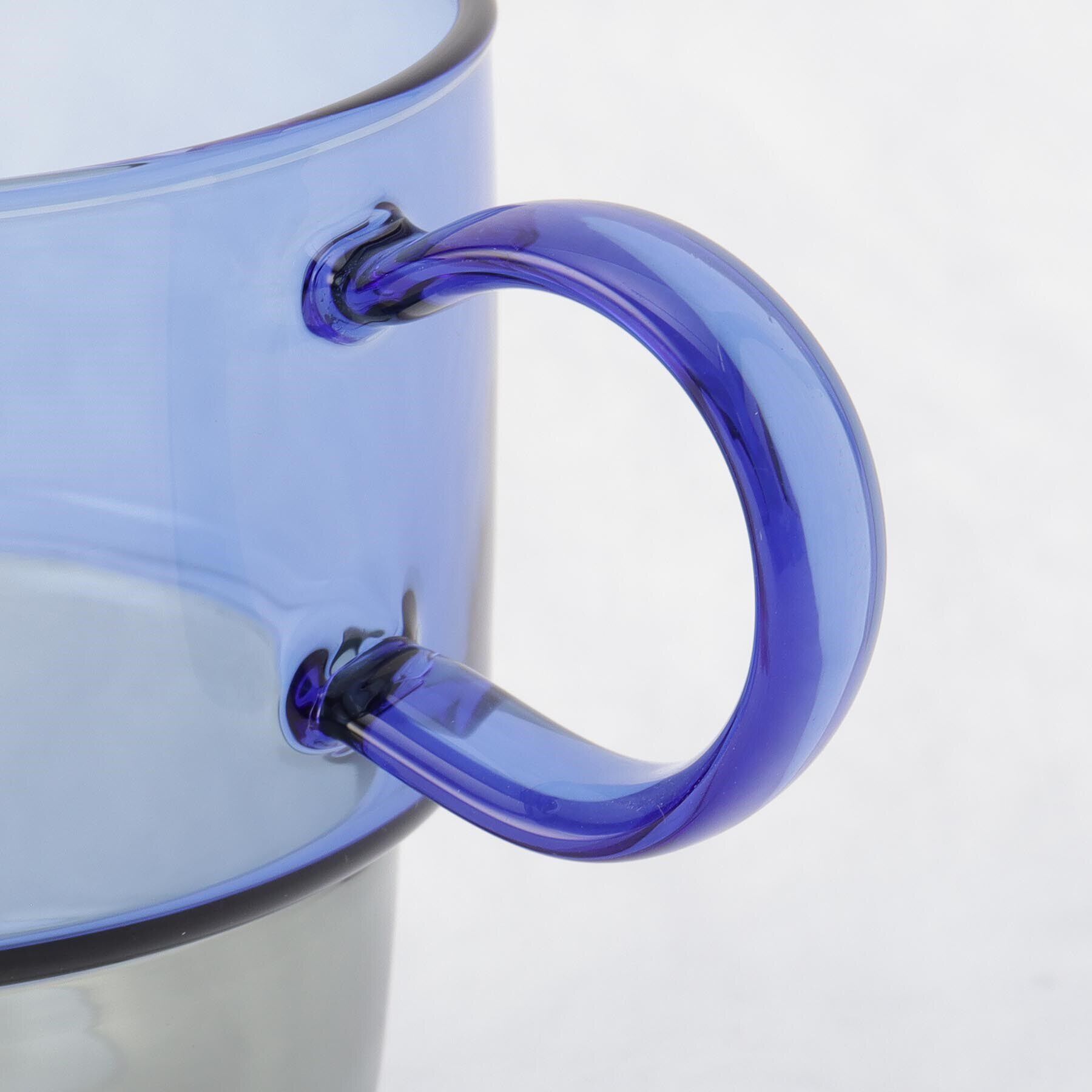 212 KITCHEN STORE「カラー耐熱スタッキングマグ BL/GY」|グラス・マグカップ|