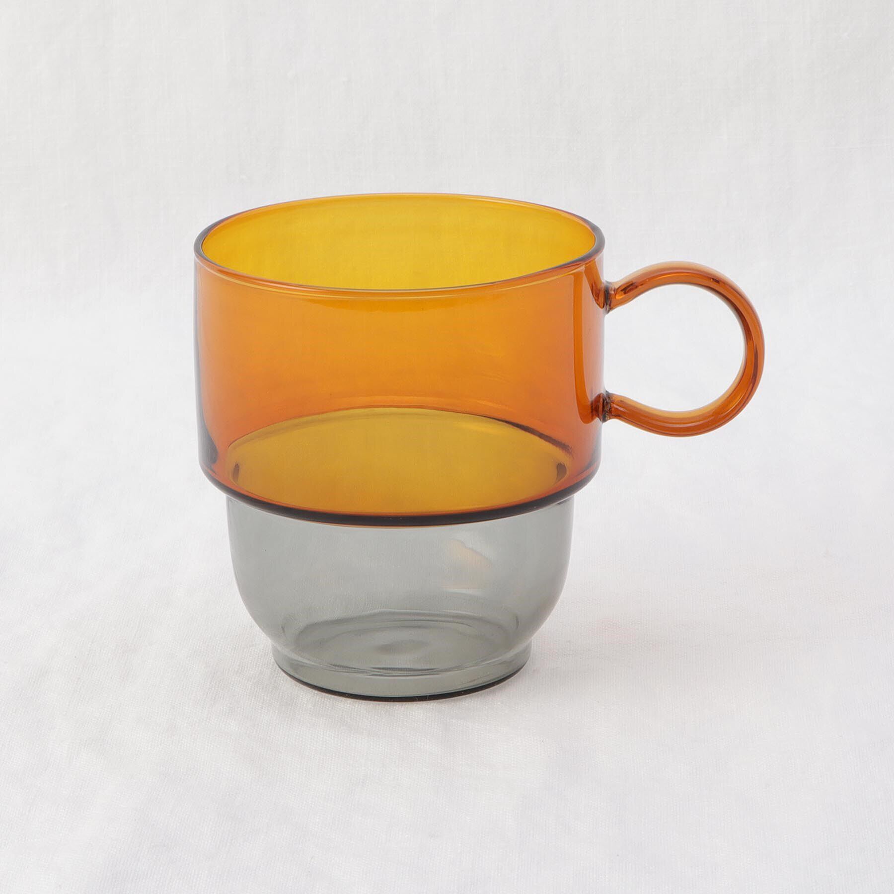 212 KITCHEN STORE「カラー耐熱スタッキングマグ OR/GY」|グラス・マグカップ|その他